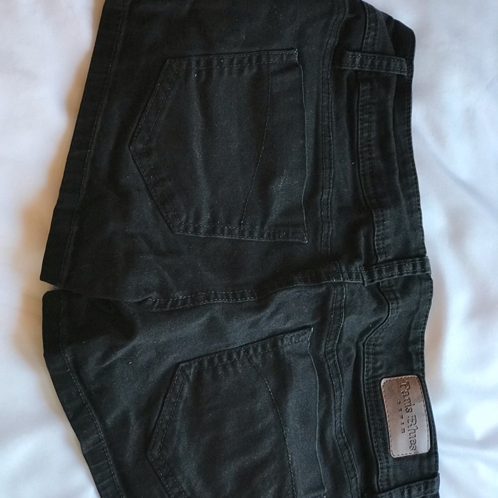 Black Paris Blues Shorts.